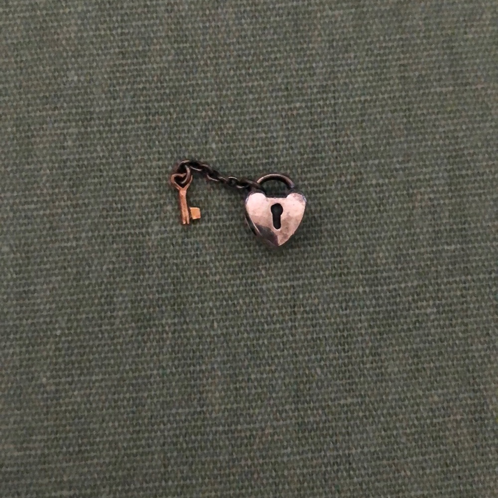 Authentic Pandora heart lock charm